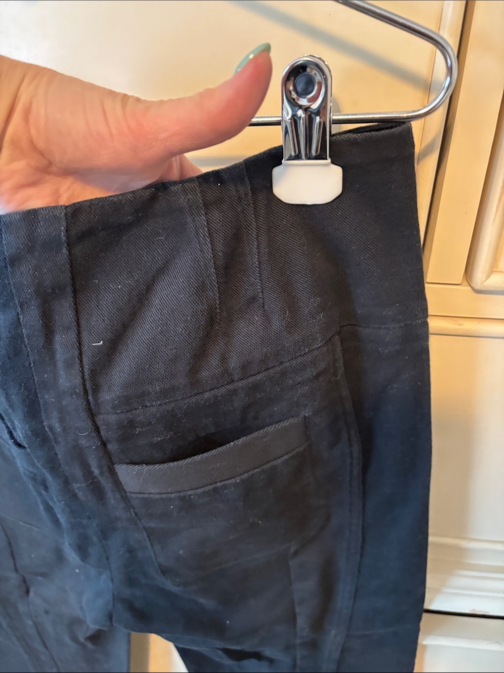 Balenciaga Paris Black women Zip-Accent Slim Pants - Picture 7 of 9